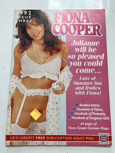 Fiona cooper magazine - magazine, 1992