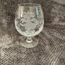 ROYAL BRIERLEY FUCHSIA PATTERN BRANDY GLASSES 13cm