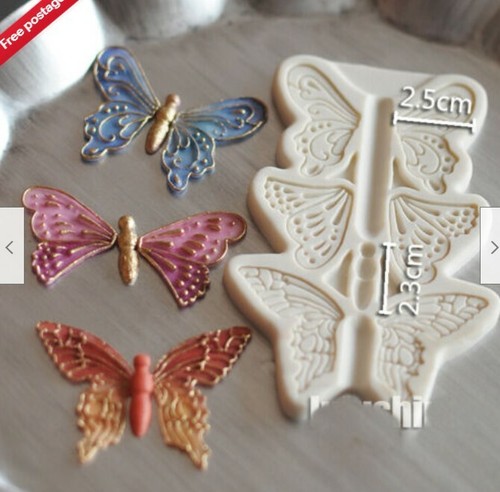 Butterfly silicone icing mould - silicone,