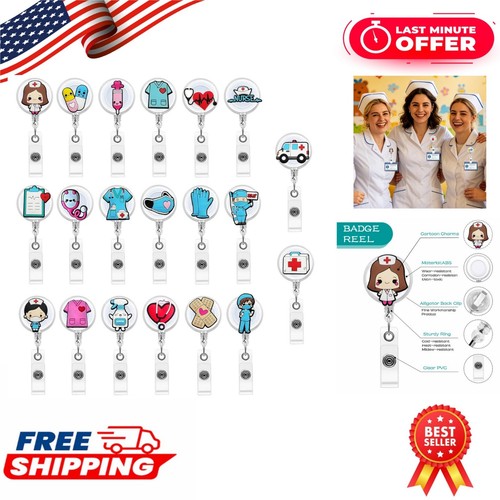 20pcs retractable nurse badge - 20pcs,