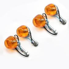 4PCS Turn Signal Lights 33400-436-679 For Honda XL125 CL125S Scrambler CB125S
