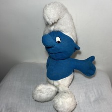 Vintage Smurf Soft Plush Toy Chad Valley Hygienic Toys 16”