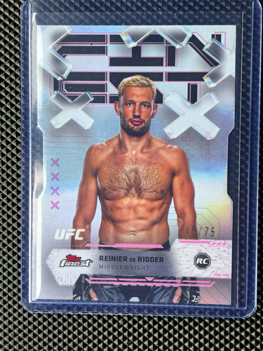 Topps finest ufc 2025 reinier - finest,