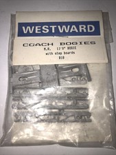 4mm White Metal MR 13’ Coach Bogies For Kit Built OO EM P4