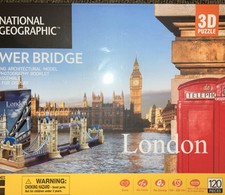 NEW & SEALED - TOWER BRIDGE National Geographic London Landmarks 3D Model Puzzle