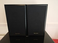 Technics SB-F911  Bookshelf Hi-Fi Speakers Black Ash 2-Way 8 Ohms Vintage 