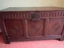 Lovely Edwardian deep Oak coffer, in pretty good condition as it's an antique!