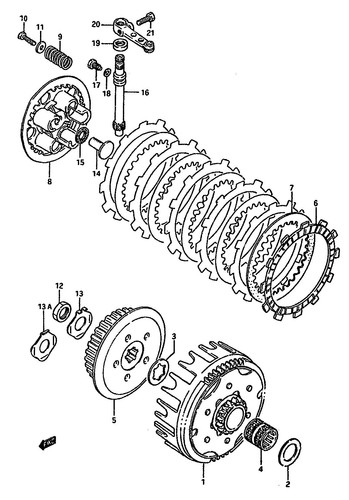 Suzuki genuine lock washer - suzuki,