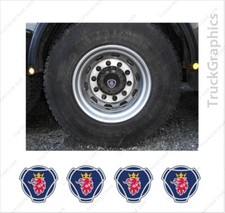 Scania Series 4 Griffin Wheel Nut Stickers - (17)