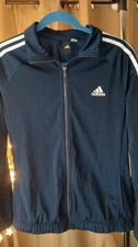 Women's Adidas Pants and Zip Jacket Set Size Medium NEW Navy Blue