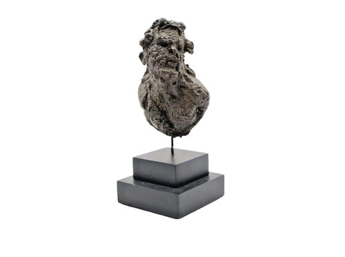 Roman bronze head - bronze, of