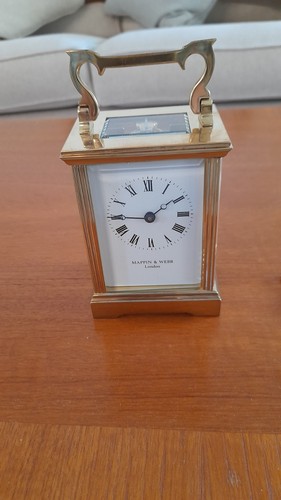 Mappin and webb carriage - mappin, clock