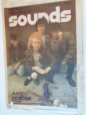 SOUNDS music magazine September 5th 1981 Anti Pasti Pat Benatar Fall ABC