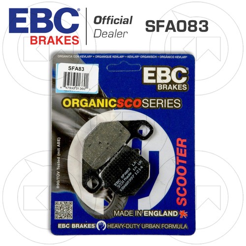 Brake pads front organic ebc - pads,