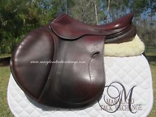 17" ANTARES CONTACT CALFSKIN close contact jumping saddle ( WOOL FLOCKED!) 2012
