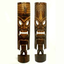 Very Large 100cm Wooden Tiki