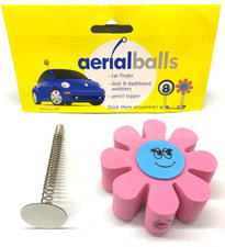 Pink Flower Smiley Aerial