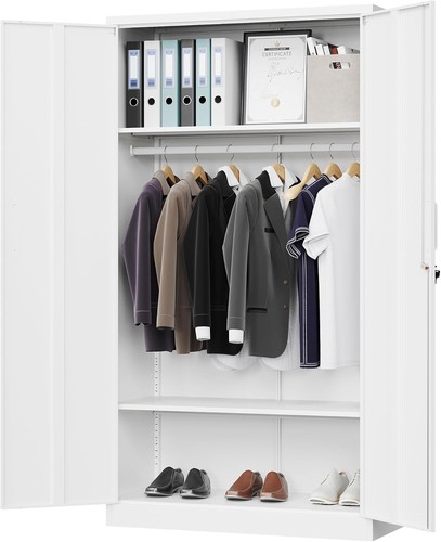 Metal wardrobe cabinets with - metal,