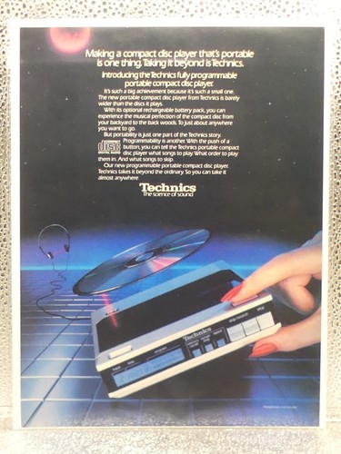 Vtg technics portable - portable, compact