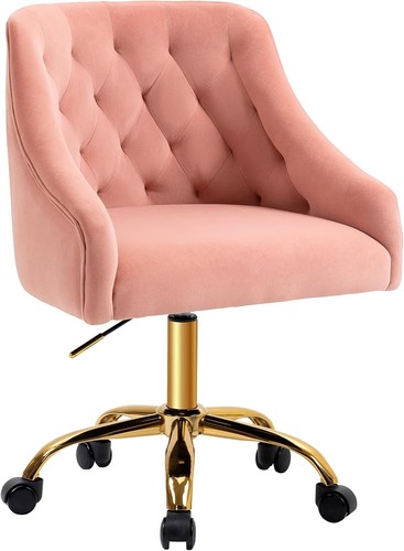 Velvet office swivel chair - swivel,