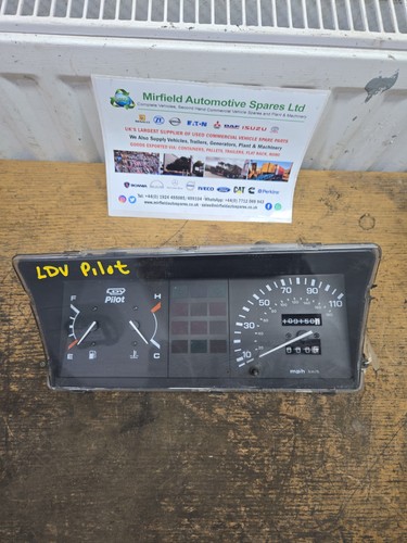 Ldv pilot speedometer speedo - pilot,