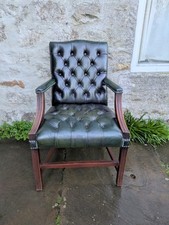 Vintage Green Leather