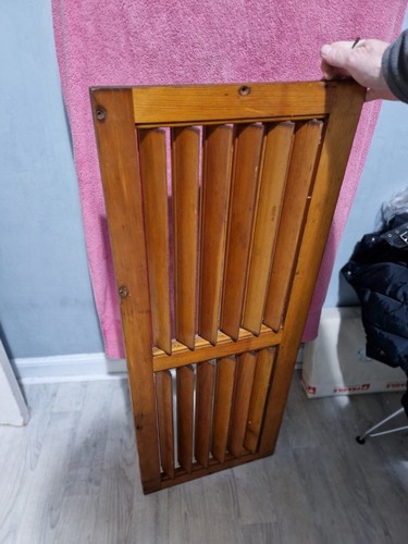 Vintage wooden louvered - vintage,