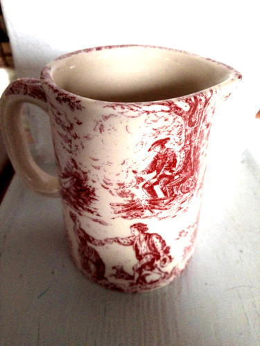 Pink toile jouy - toile, de