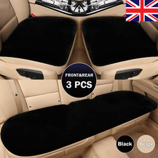 Sheepskin Car Seat Covers Full Set For Jaguar 5-Seat Front & Back Bottom Cushion