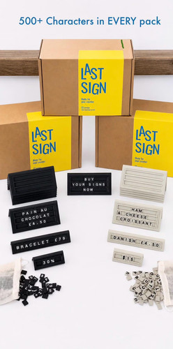 Counter price tags - price, +