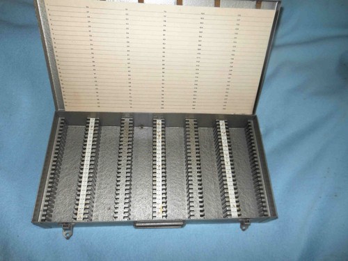 Metal slide storage box for - metal,
