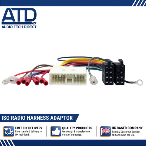 Car radio iso harness - harness, adaptor