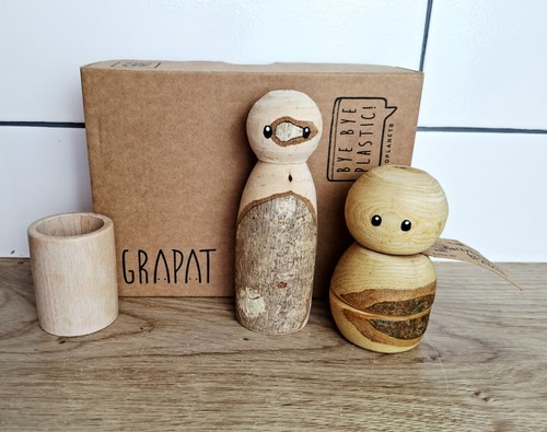 Natural wooden toy - wooden, waldorf