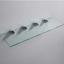Clear tempered glass shelf - tempered,