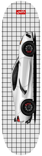 Car art corvette skateboard - corvette,