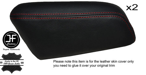 Red stitch rear door - red,