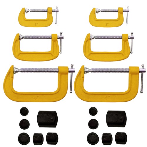 6pc clamp set 4 inc - g,