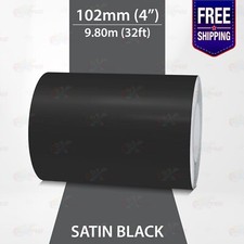 Satin black 102mm pin stripe - pin,