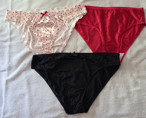 Pairs sexy satin knickers - 3,
