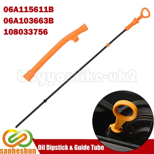 Engine oil dipstick guide - &,