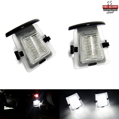 Led rear bumper licence - 2x,