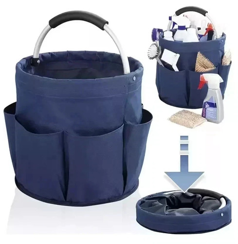 Cleaning caddy with handle - with,