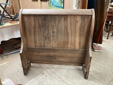 Wooden Headboard Bench Back