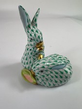 Herend Bunny Rabbits pair of