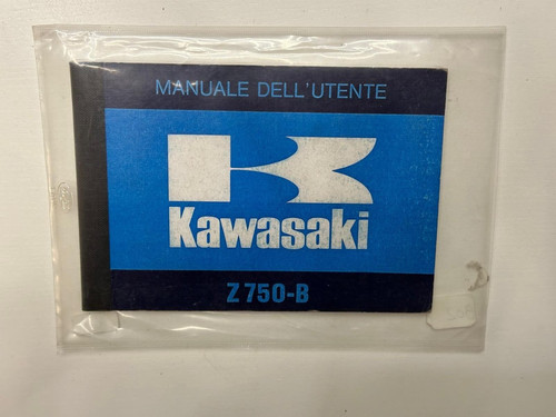 Kawasaki z750 user manual - kawasaki, z750-b