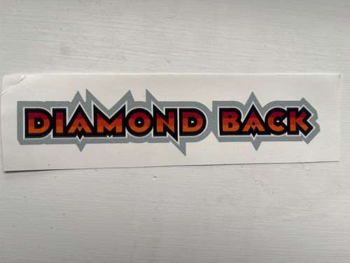 Diamond back plate decal - plate,