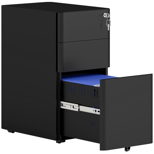 Vinsetto steel filing cabinet - steel,