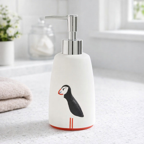 Puffin bathroom soap dispenser - bathroom,