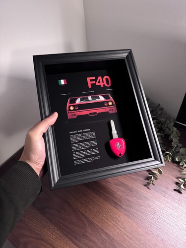 Ferrari f40 car key frame - key,