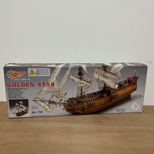 Mantua Models Golden Star English Brig Wooden Ship Kit Art.769 Italy